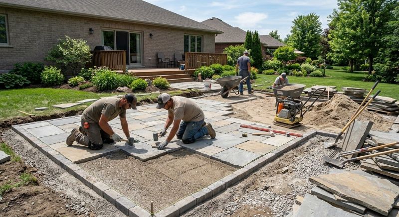 Cement Pavers Installation in Boston, MA