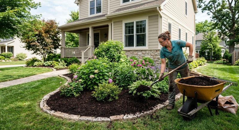 Garden Mulch Installation in Honolulu, HI