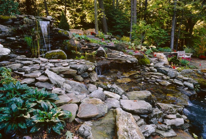 Rock Waterfall Installation in Honolulu, HI